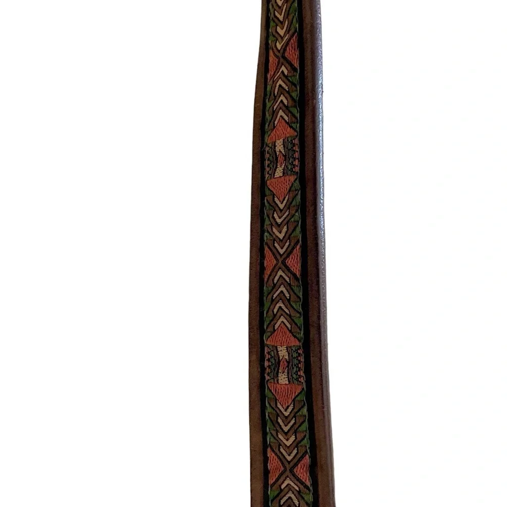 Brighton Leather Buffalo Nickel Belt, Length 42.5”, Buffalo Nickels, Emb…